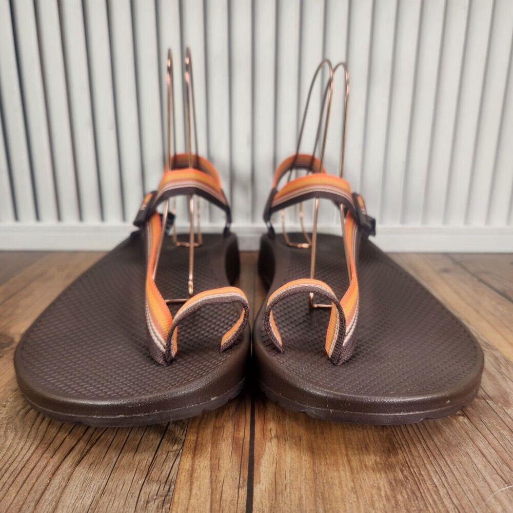 Chaco Brown and Orange Sandals - Picture 3 of 12